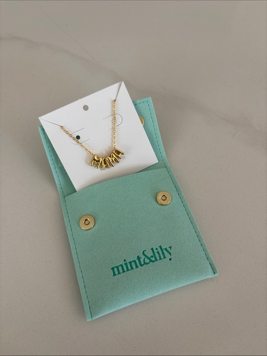 Mint&Lilly Jewelry - Mint & Lily Gold Letter Necklace - Charming Initial Pendant